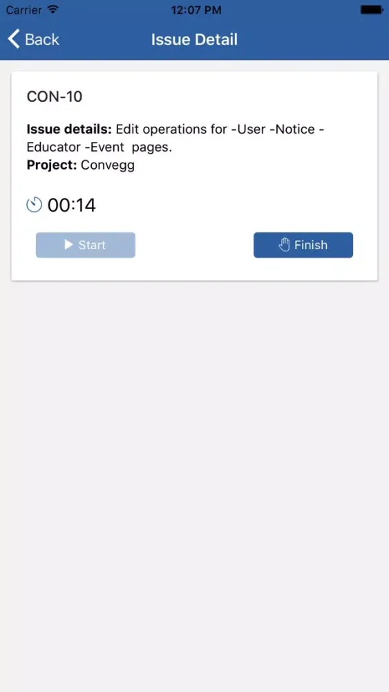 Ảnh chụp màn hình của Jiregg for JIRA