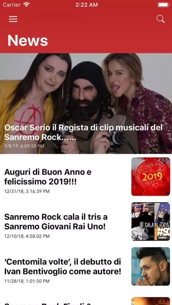 Sanremo rock स्क्रीनशॉट