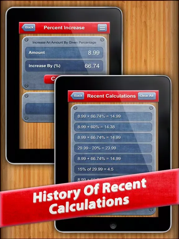 7 in 1 : Percentage Calculator iPad  स्क्रीनशॉट
