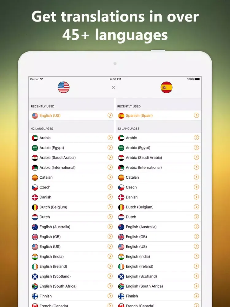 My Personal Secretary 2 Pro – Live Text Translator iPad  Screenshots
