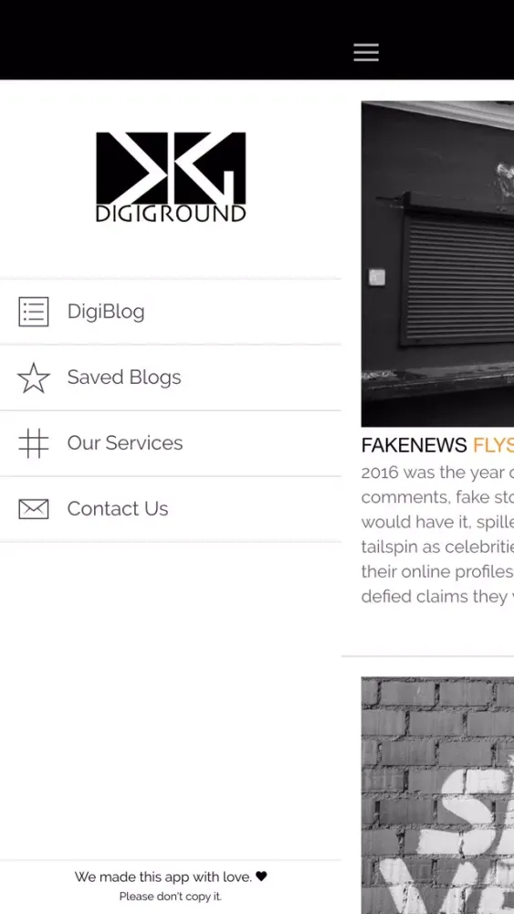 DigiGround App Screenshots