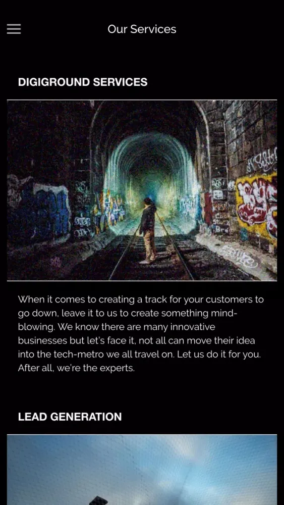 DigiGround App Screenshots