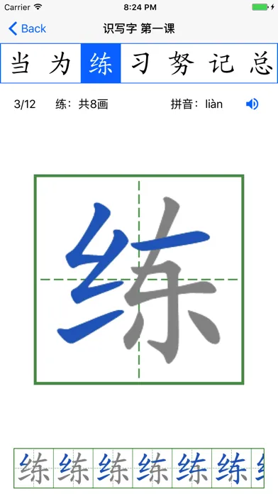 Screenshot di 新加坡小学华文字卡 iChinese Flashcard