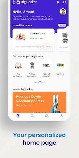 Capturas de pantalla de DigiLocker