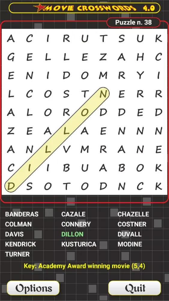 Movie Crosswords स्क्रीनशॉट