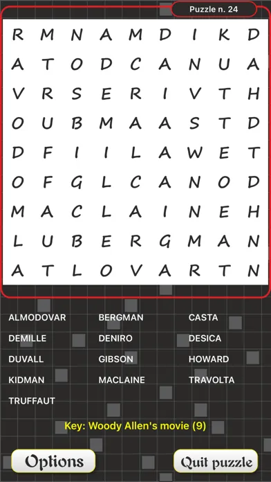 Movie Crosswords Screenshots