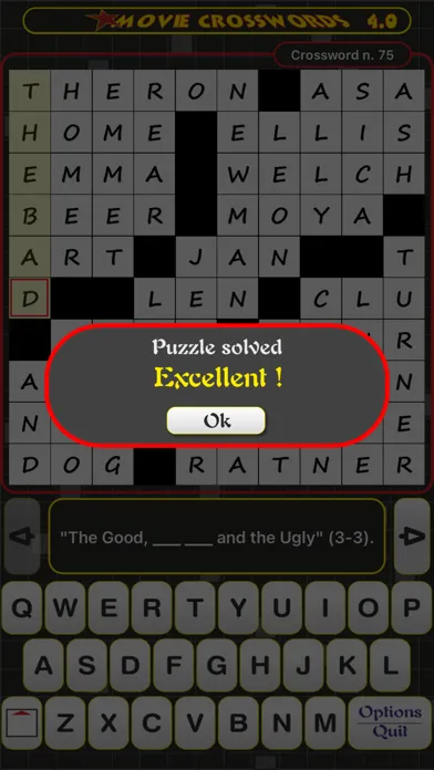 Movie Crosswords Screenshots