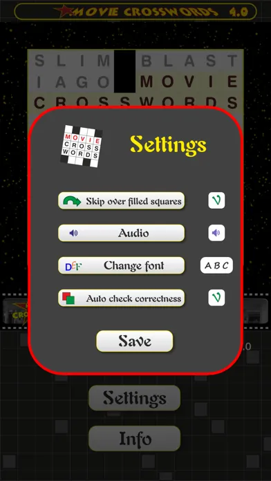 Movie Crosswords Screenshots