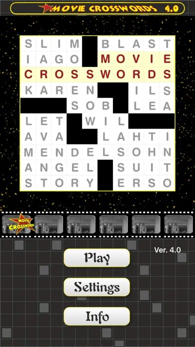 Movie Crosswords Screenshots