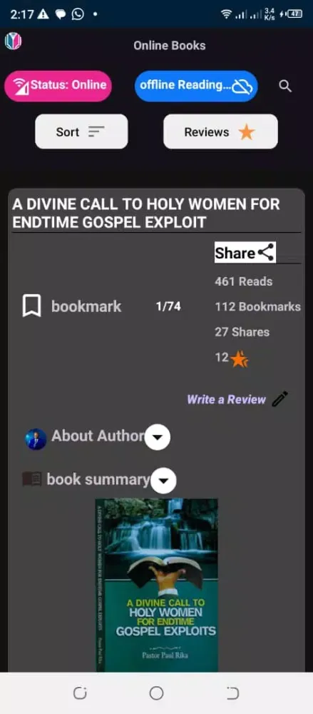 horemow book reader LiTE Screenshots