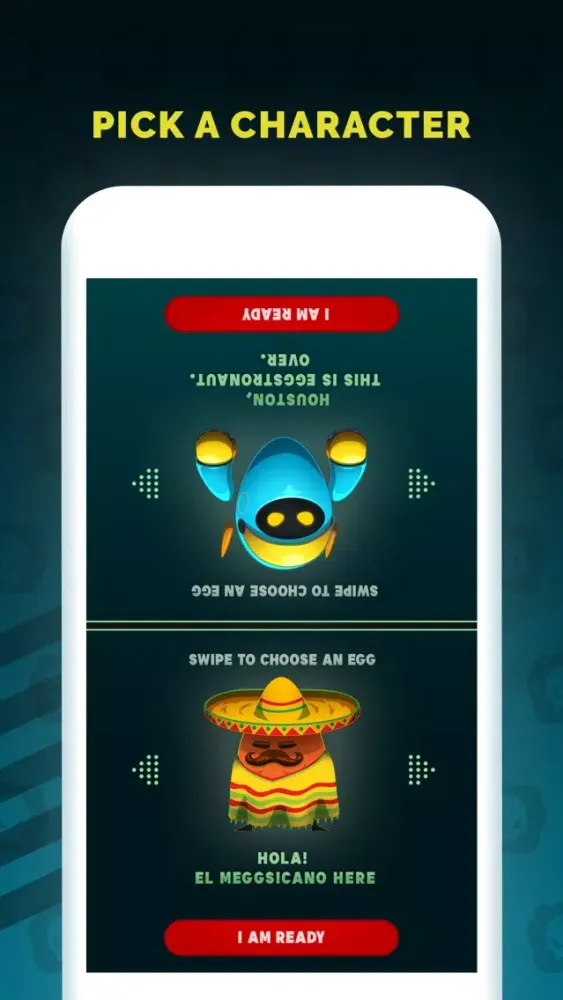 Capturas de tela do Eggstreme WARS