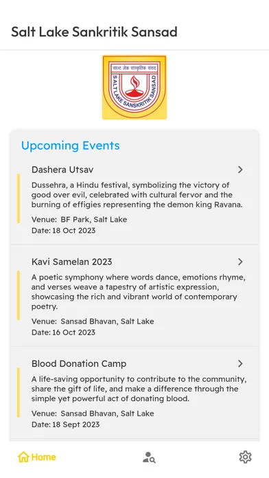 Ảnh chụp màn hình của Salt Lake Sanskritik Sansad