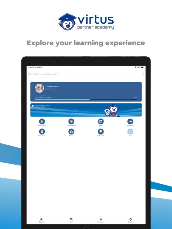 Virtus Partner Academy iPad  স্ক্রিনশট