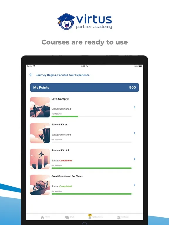 Virtus Partner Academy iPad  স্ক্রিনশট