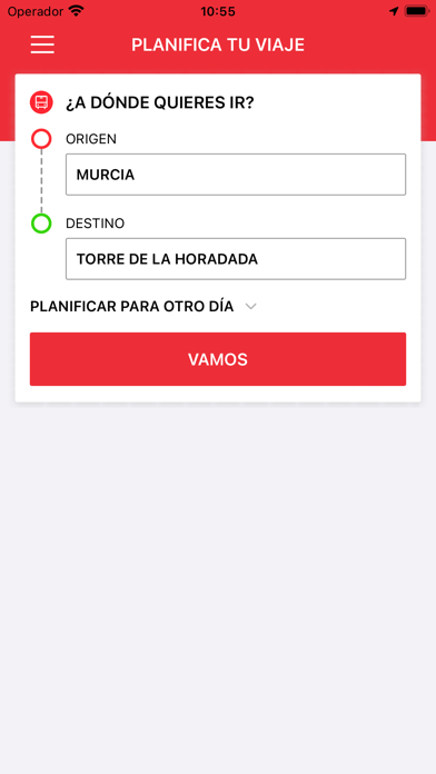 Zrzuty ekranu TMP Transporte Murcia Pedanías