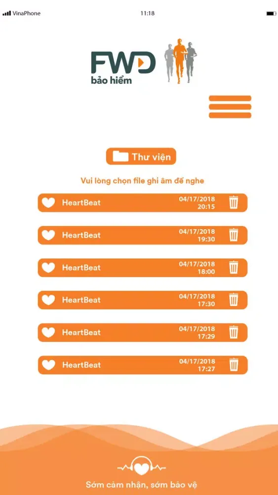 Capturas de tela do FWD CÙNG NHỊP ĐẬP