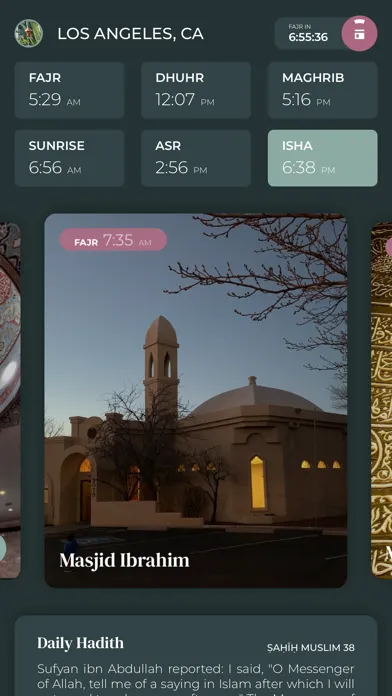 Zrzuty ekranu Masjid Pro