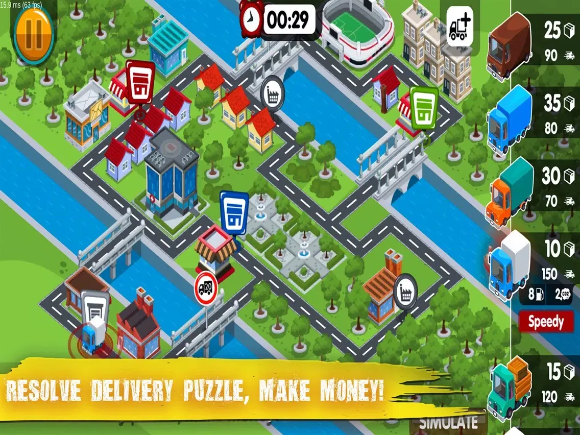 Ảnh chụp màn hình của Truck Cargo Master iPad 