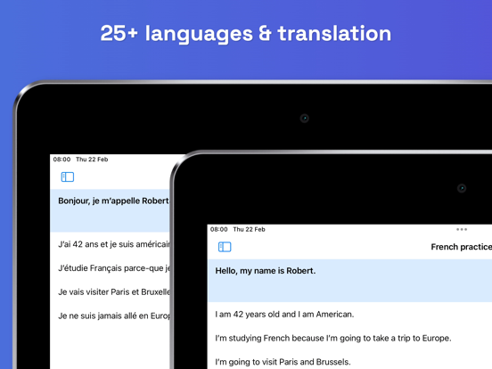Tangkapan skrin Easy Transcription iPad 