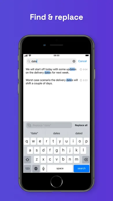 Zrzuty ekranu Easy Transcription