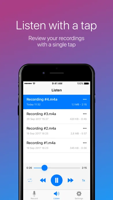 Easy Voice Recorder Screenshots