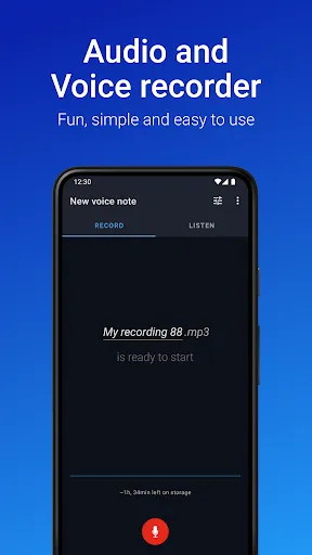 Скриншоты Easy Voice Recorder Pro