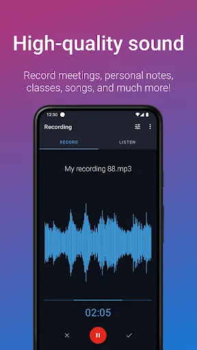 Скриншоты Easy Voice Recorder Pro