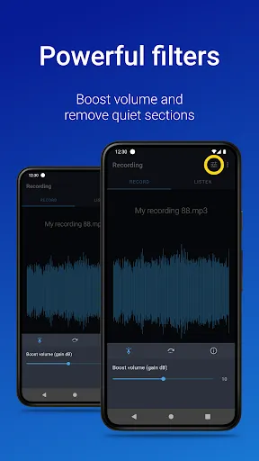 Скриншоты Easy Voice Recorder Pro