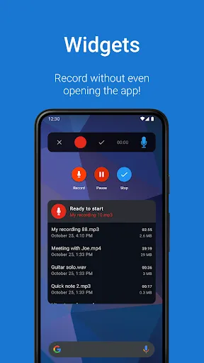 Скриншоты Easy Voice Recorder Pro