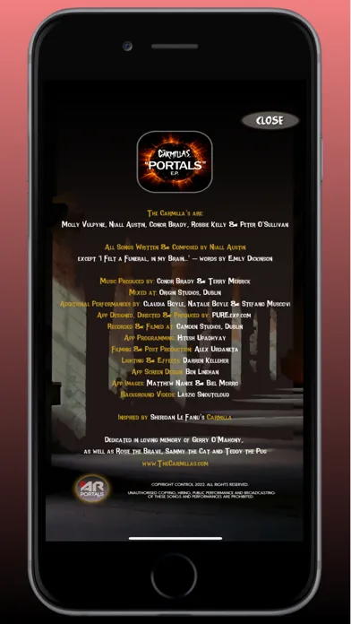 Capturas de tela do The Carmillas Portals