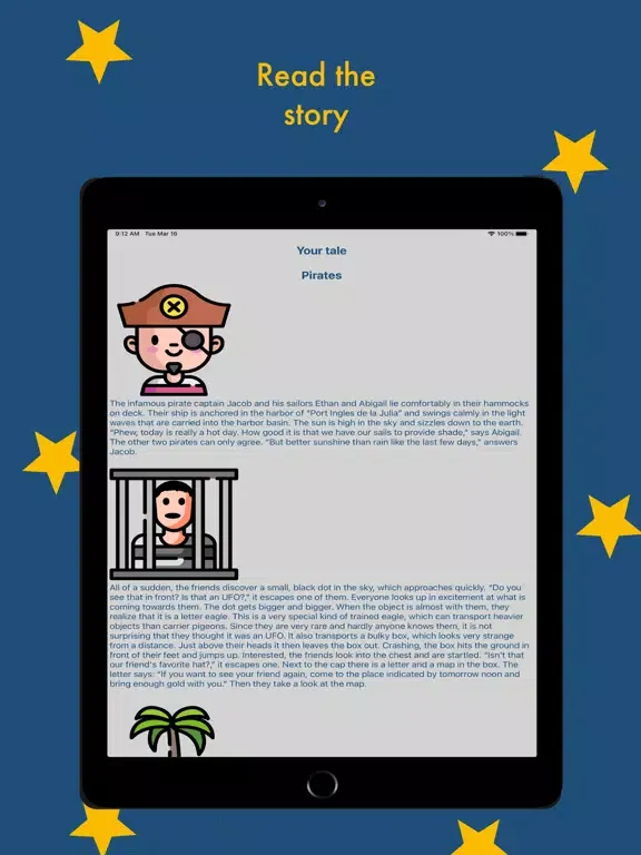 Ảnh chụp màn hình của Tale Today! Children's Stories iPad 