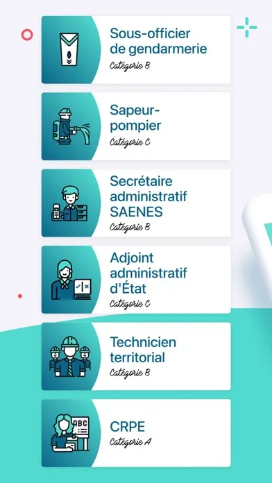 ภาพหน้าจอของ Concours fonction publique.