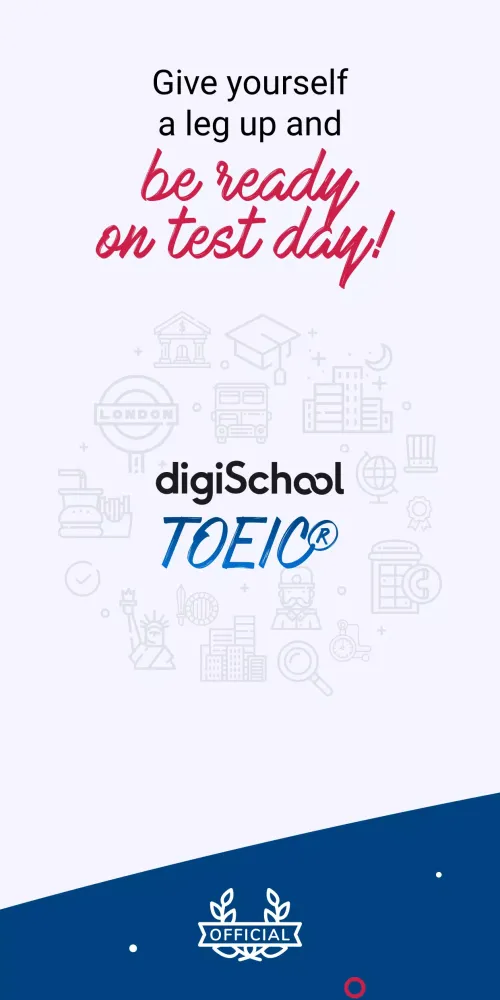 Screenshot di TOEIC tests: official content