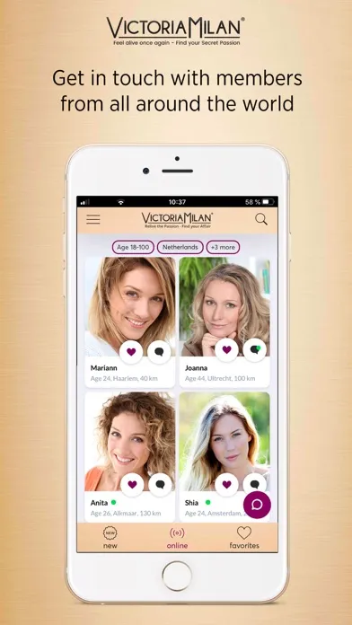Скриншоты Victoria Milan - Casual Dating