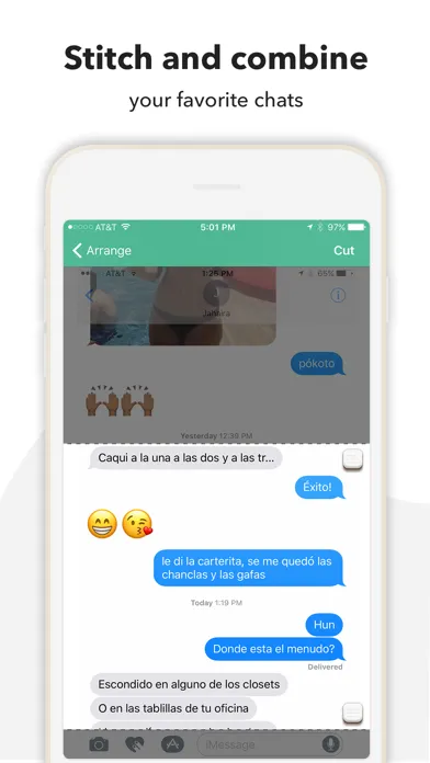 Zrzuty ekranu Messages and Chat Export PDF