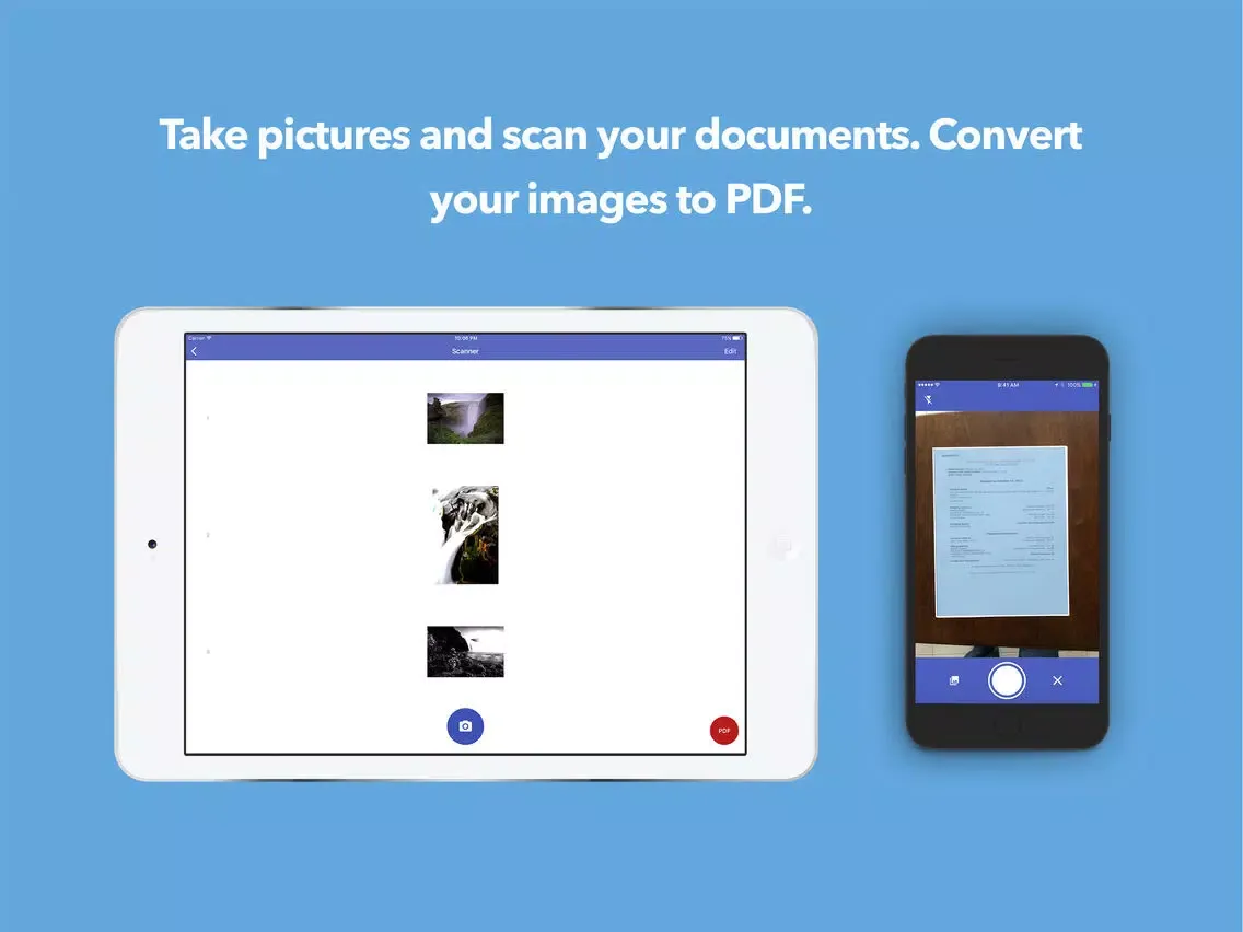 Tangkapan skrin PDF it All : Document Scanner Printer & Converter iPad 