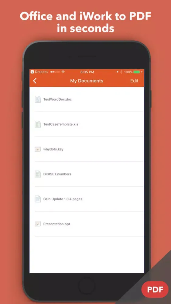 Tangkapan skrin PDF it All : Document Scanner Printer & Converter