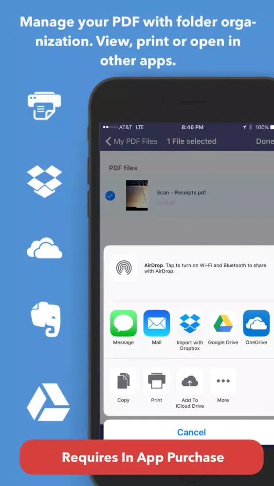 Tangkapan skrin PDF it All : Document Scanner Printer & Converter