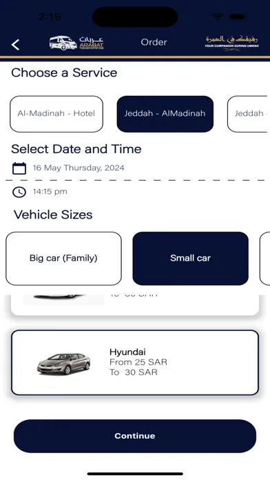 Zrzuty ekranu Arabat Transportation