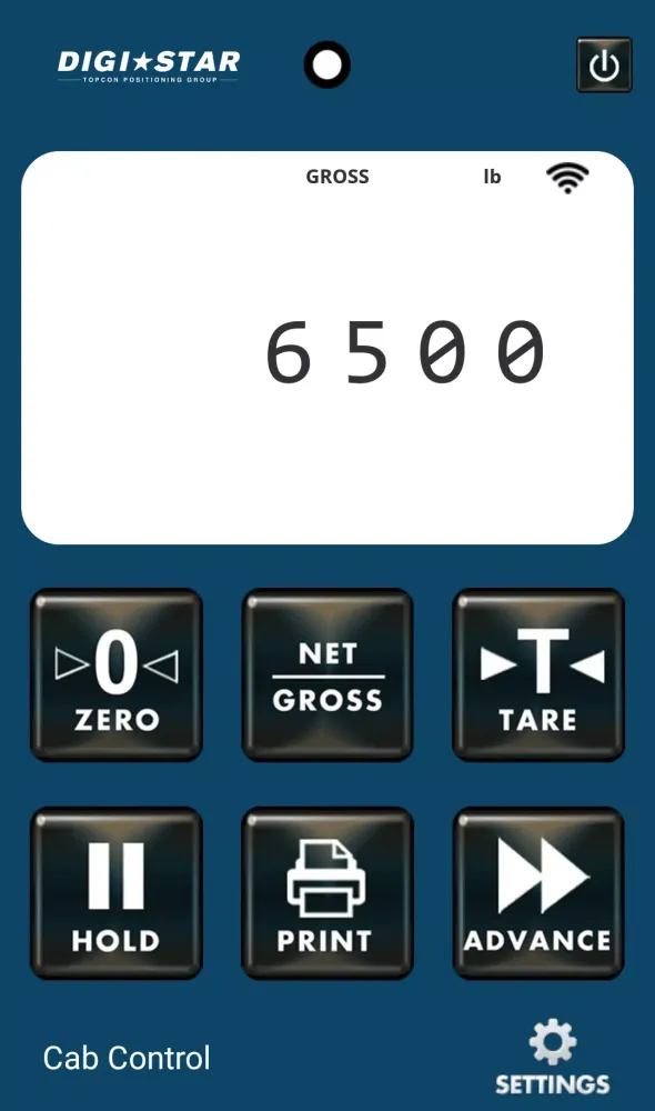 Zrzuty ekranu Digi-Star Cab Control