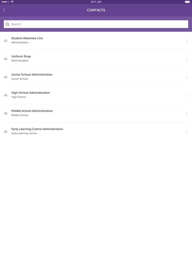 Captures d'écran de MSC App iPad 