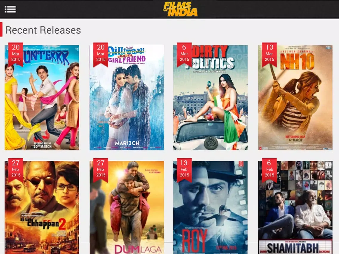 Films of India iPad  Screenshots