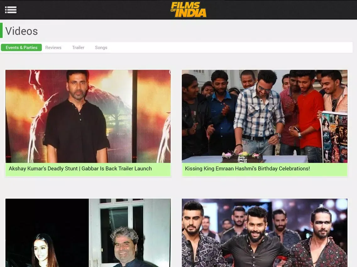 Films of India iPad  Screenshots