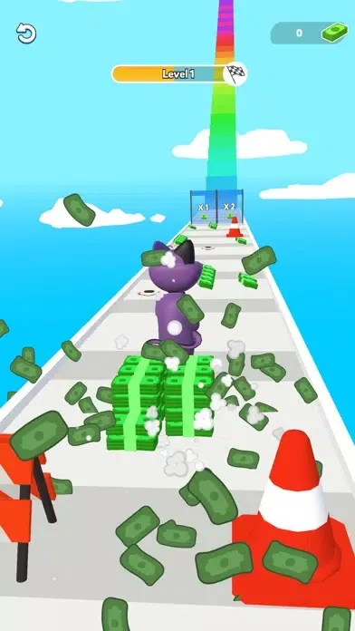 Screenshot di Smiling Critters Money Rush 3D