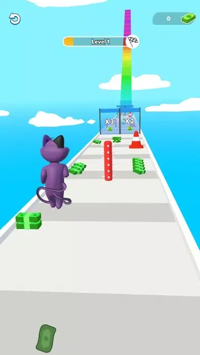 Screenshot di Smiling Critters Money Rush 3D