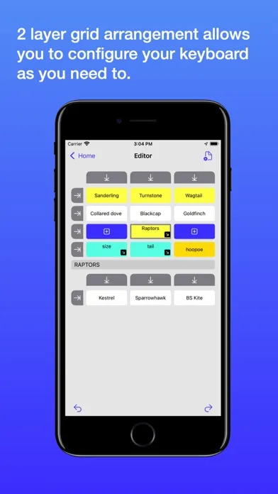 Screenshot di buttons event recorder