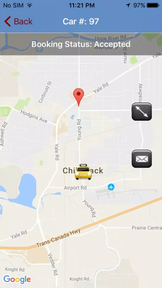 Capturas de pantalla de Chilliwack Taxi Booker