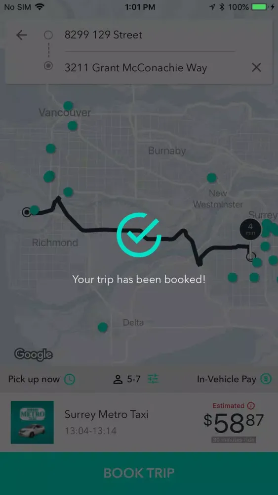 Surrey Metro Taxi 스크린샷