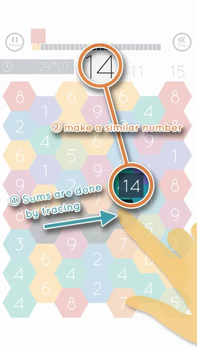 Tangkapan skrin Enjoy Learning Addition Puzzle