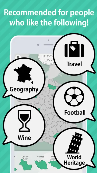 France Map Puzzle Screenshots